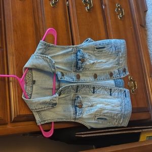 American eagle jean vest